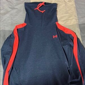 Under Armour Navy and Red Hoodie